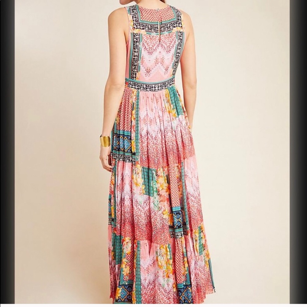 NEW ANTHROPOLOGIE ALESSANDRA MAXI DRESS - Picture 2 of 9